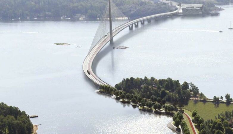 Finland opens megabridge and has already banned cars