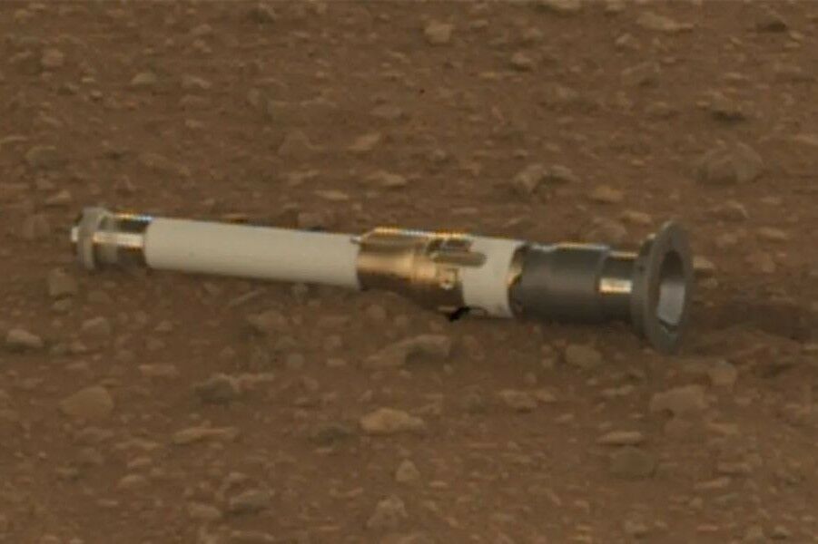 Scientists open Martian meteorite and discover purple ink from a gel pen