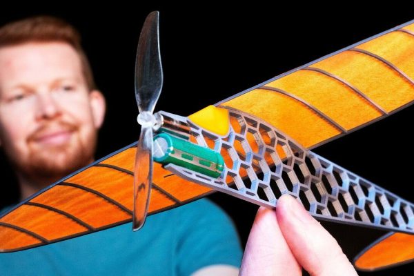 3D printed plane only needs a 4 second charge to fly