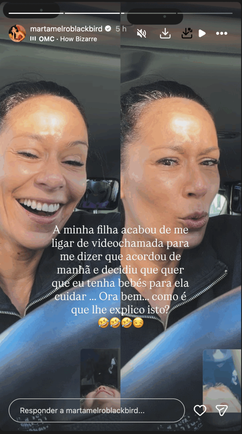 Marta Melro reveals her daughter’s “request” and reacts: “How do I explain this to her?”