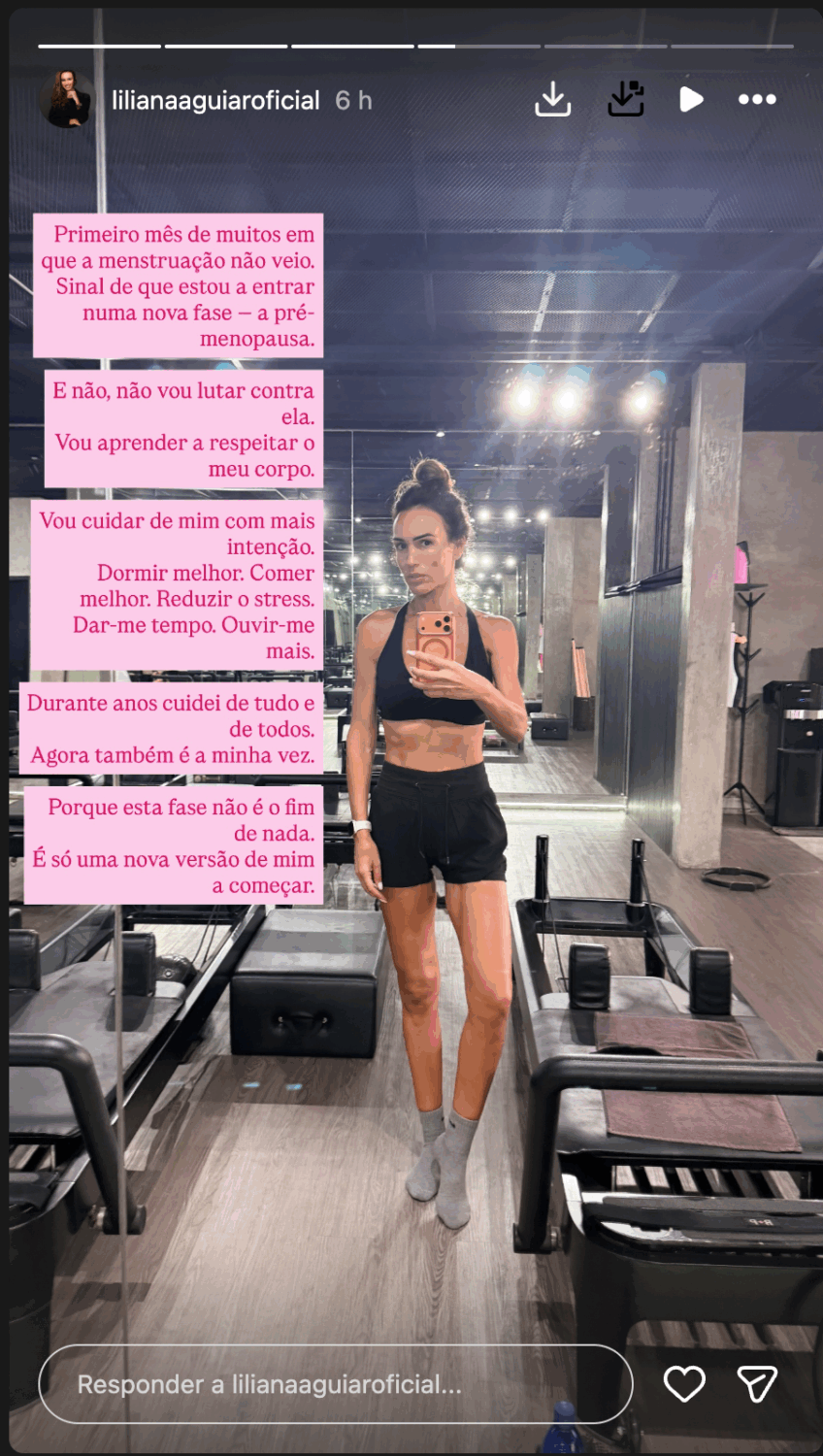 Liliana Aguiar opens up about “new phase” of life: “My period didn’t come…”