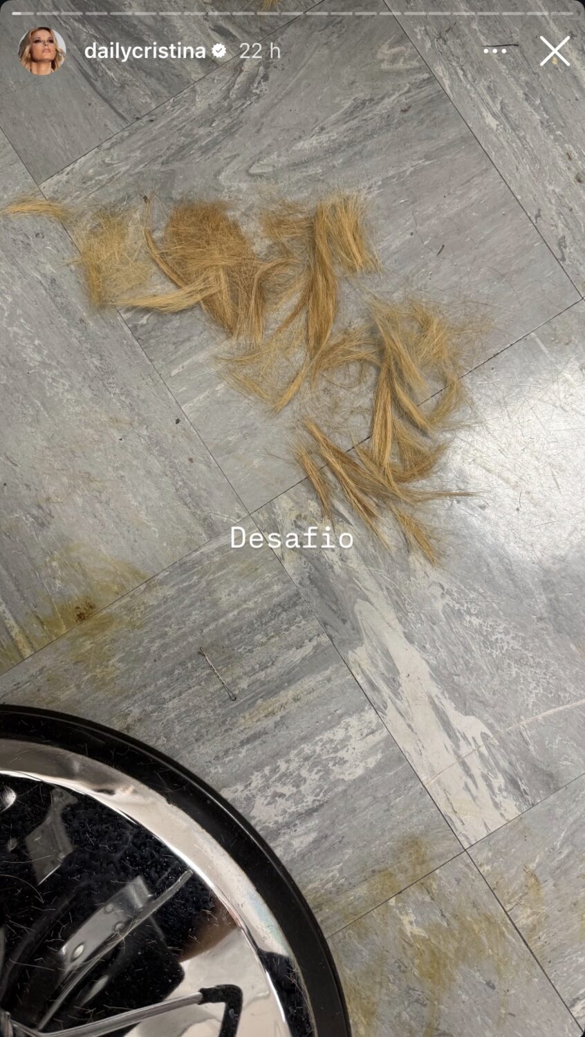 On her debut day, Cristina Ferreira changes her look and assumes: “It was 3 fingers…”