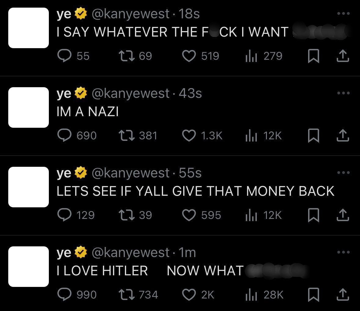 Britain's "block" to Kanye West due to anti-Semitism