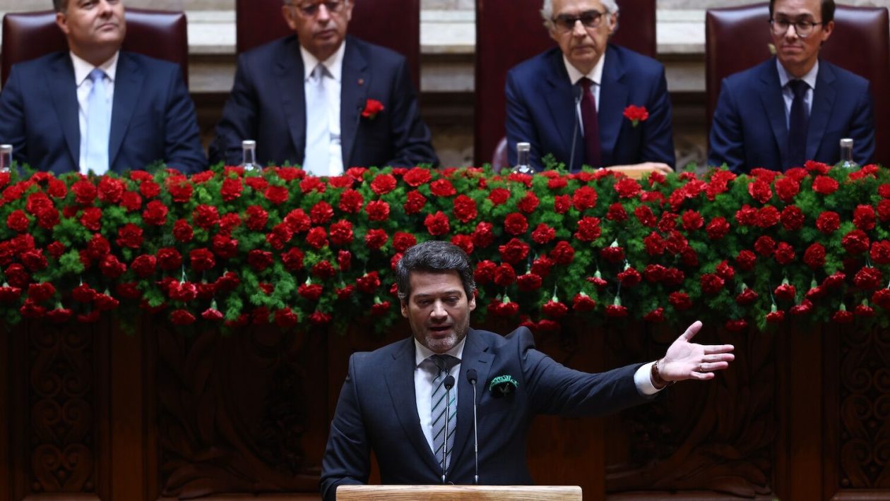 On the right: April has no owners, and “you will be defeated in this fight for democracy”