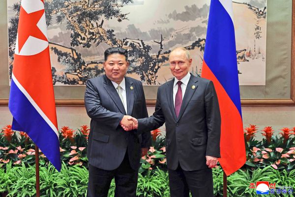 AFP/KCNA VIA KNS/STR