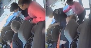 Students avoid tragedy after driver faints at the wheel of bus