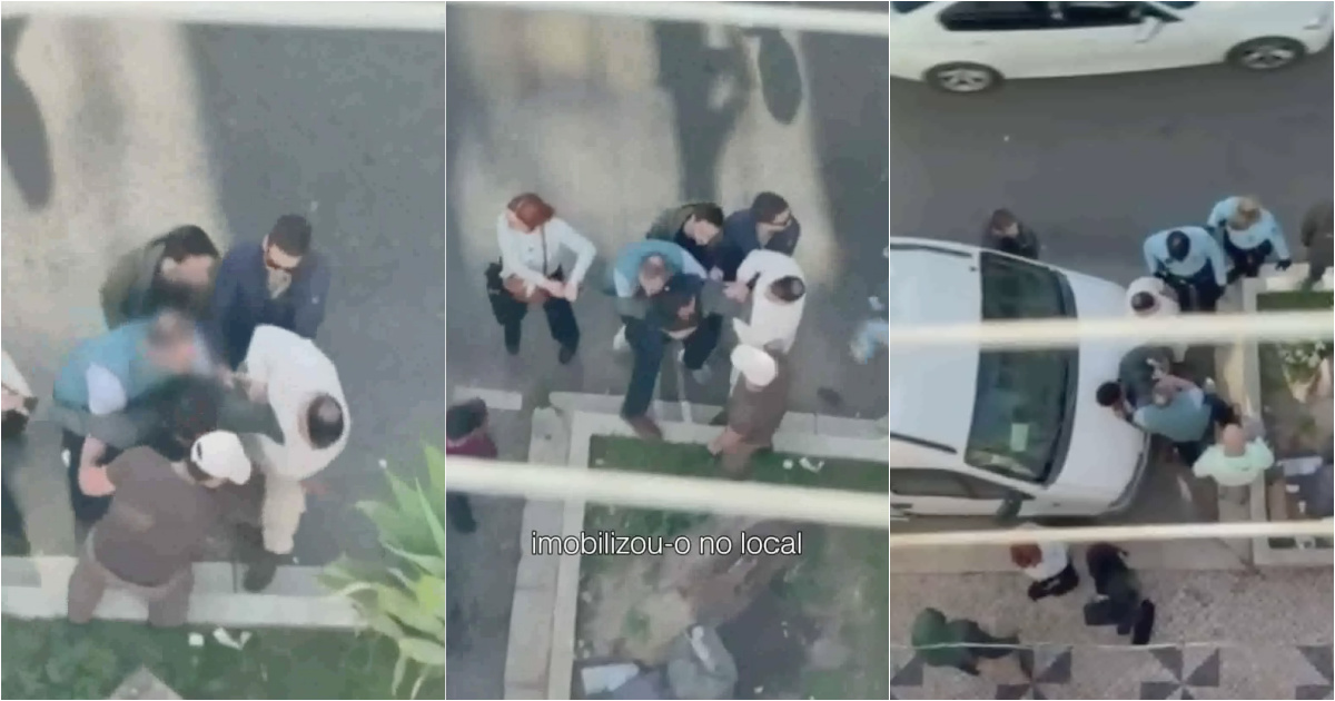 Millionaire robbery in Lisbon ends with thief immobilized by the victim himself