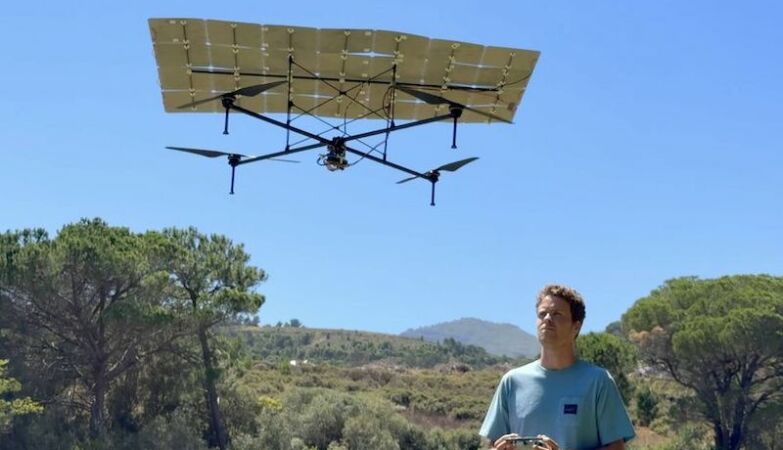 5am: solar-powered drone breaks record