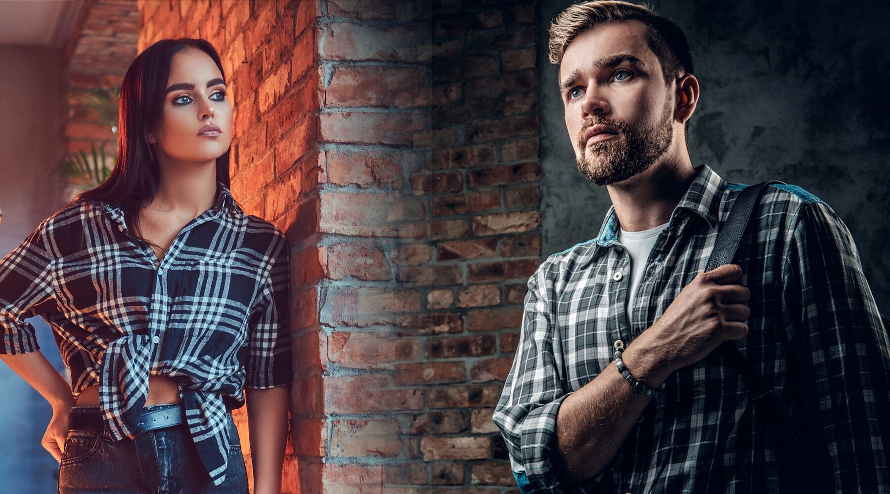 “A little cooler.” Flannel shirts are back