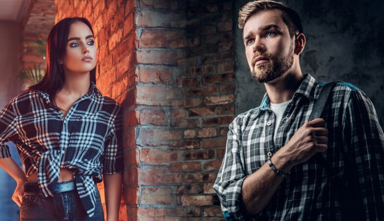 “A little cooler.” Flannel shirts are back