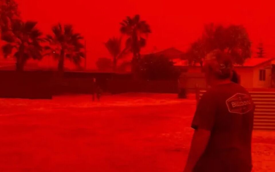 “A hell in bright red.” The apocalypse has come to Australia