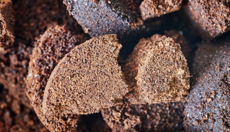 How I miss my happy little house made of coffee grounds