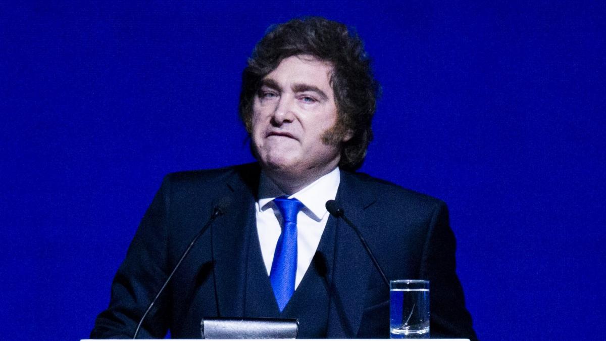 Milei says he is "repulsed" by inflation, but will maintain his recipe for "Judeo-Christian values"