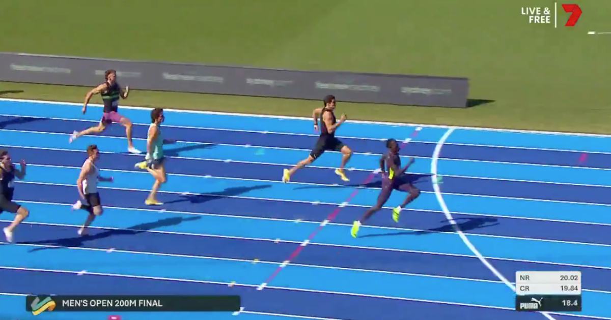 Faster than Bolt when he was young: Australian phenomenon soars to incredible 200m record