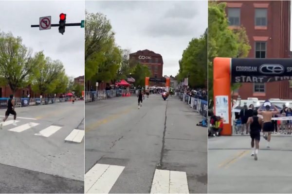 Premature celebration is expensive and athlete loses position at the last moment