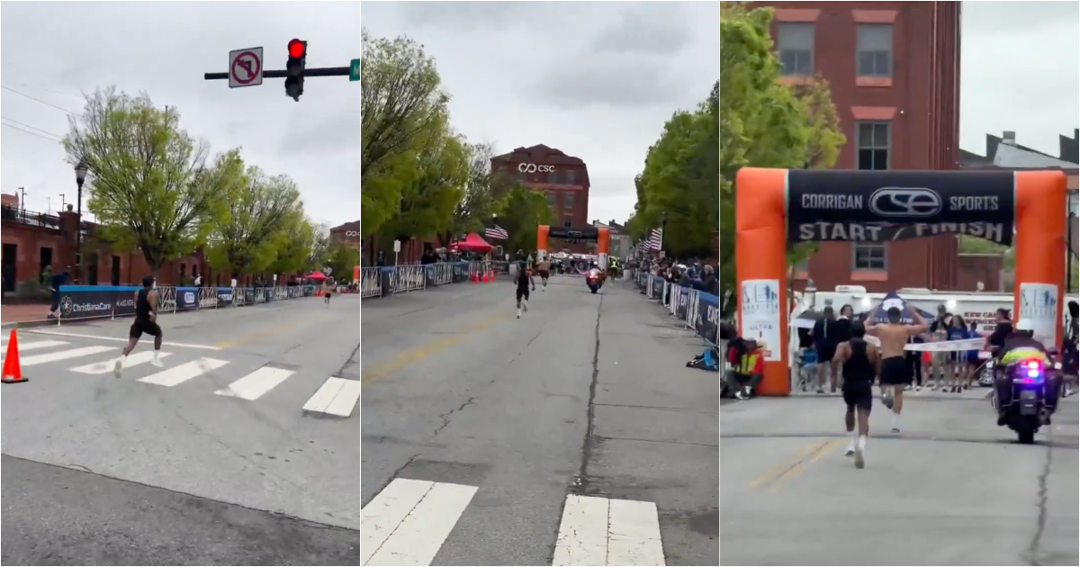 Premature celebration is expensive and athlete loses position at the last moment