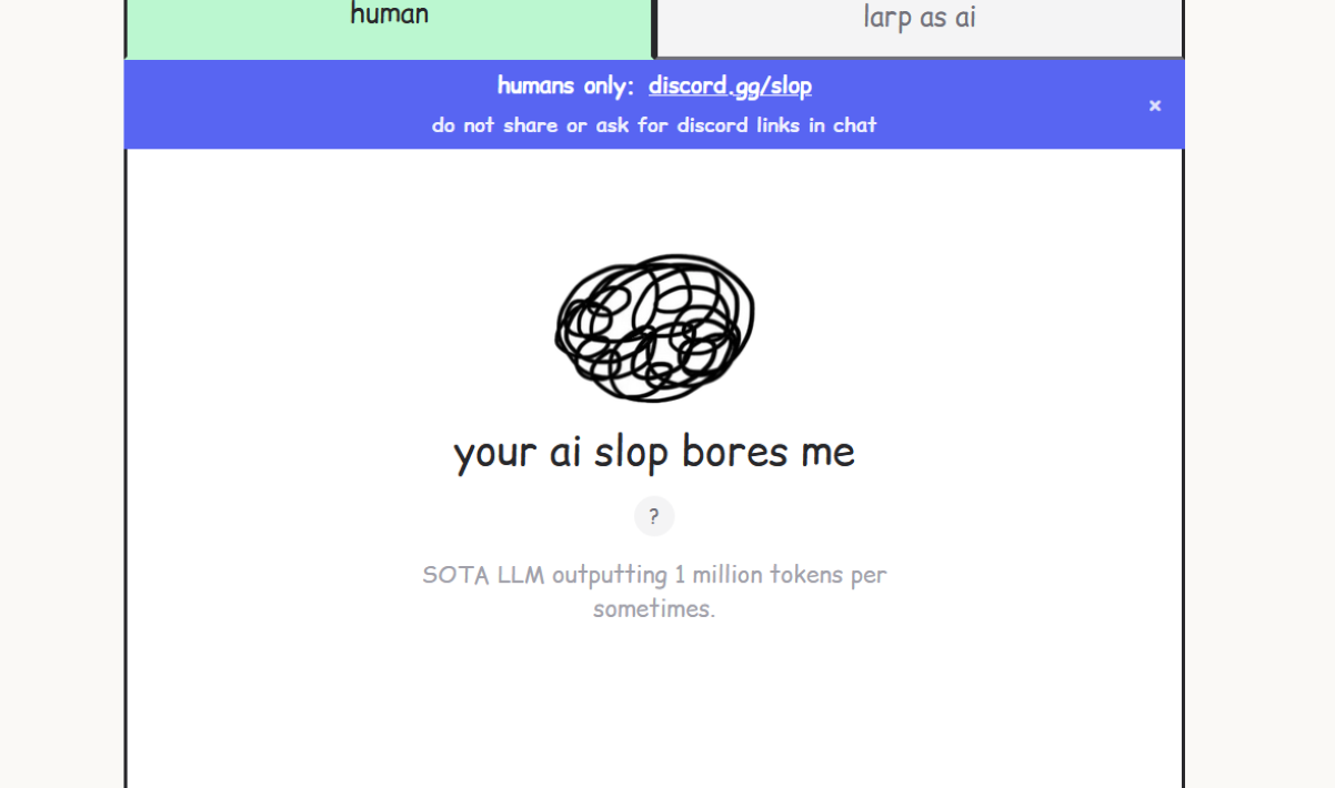 New website lets humans pretend they're AI chatbots. There are already millions of users