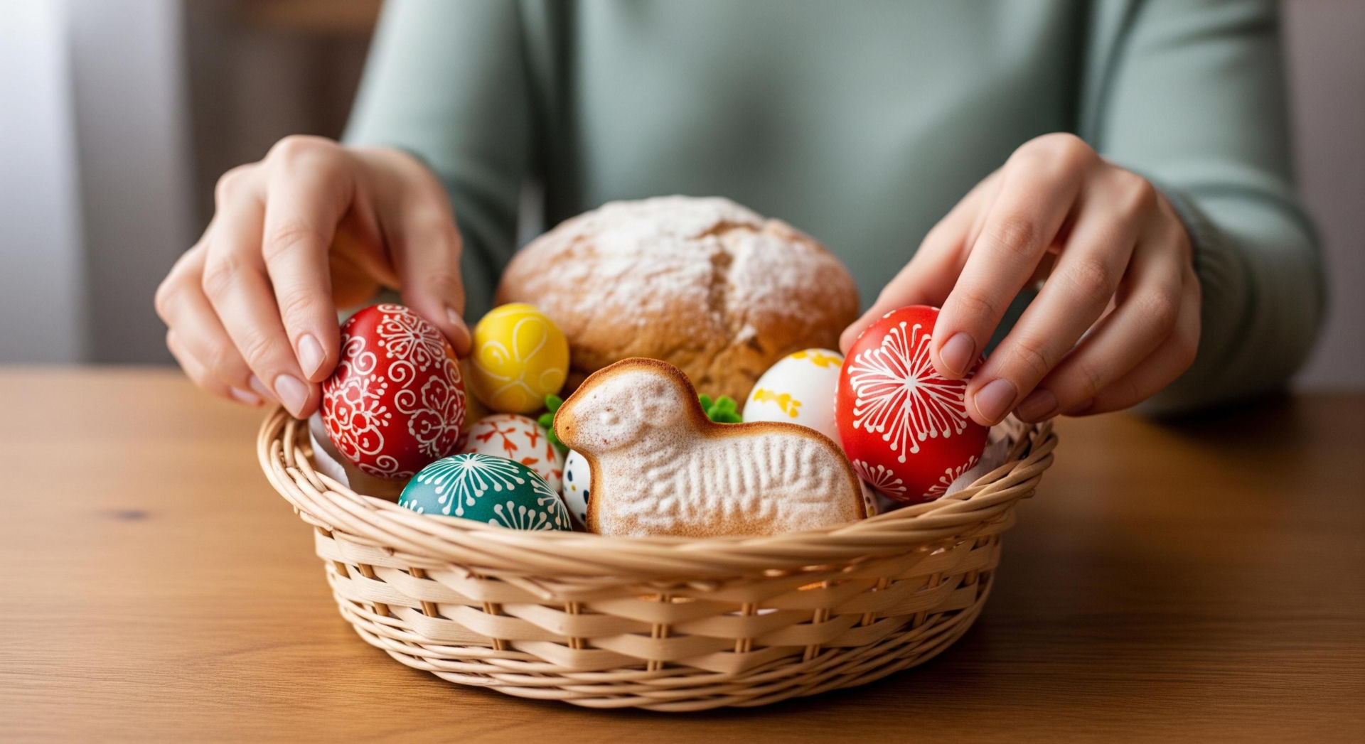 This may bring bad luck. Under no circumstances should you allow yourself to do this on Holy Saturday. Even your husband doesn't have one, he should ask you for it. This takes away happiness and reduces well-being