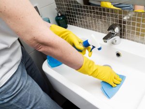 Household cleaning You have this product in your kitchen. You can use it to clean the sink without scrubbing