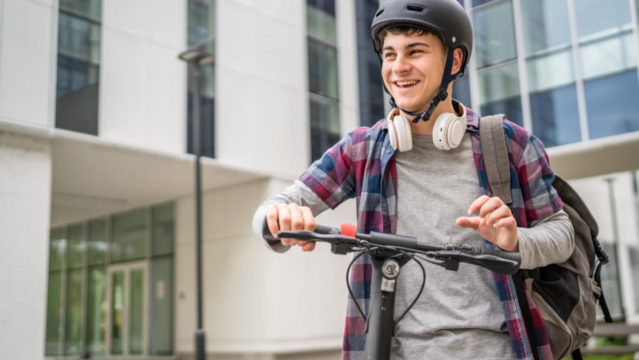 Don't scooter on an electric scooter