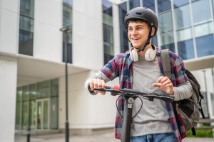 Don't scooter on an electric scooter