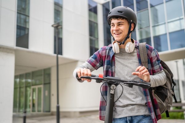 Don't scooter on an electric scooter
