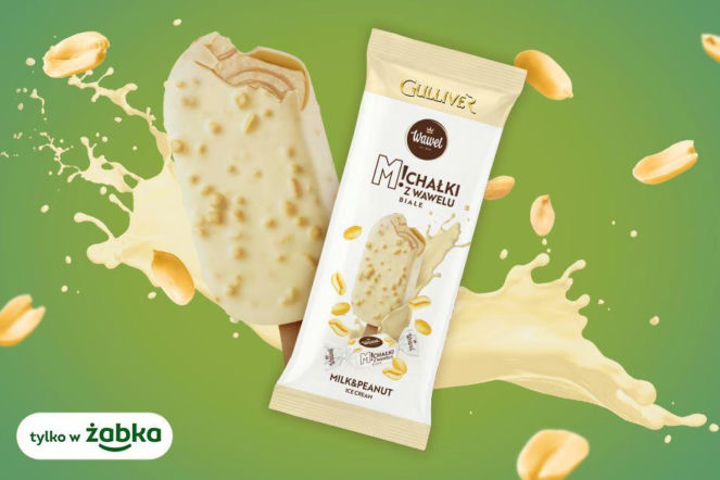 New New: Gulliver x Michałki Białe ice cream from Wawelu in the Żabka chain