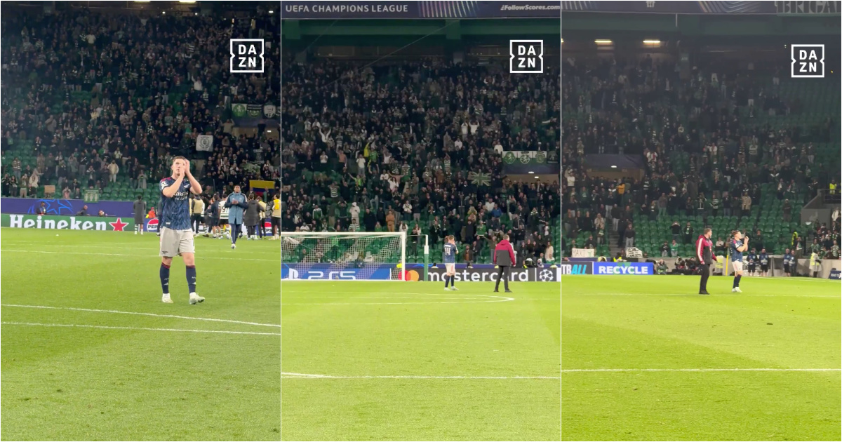 Gyökeres walked around the Alvalade pitch to thank Sporting fans