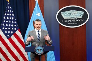 Show of power and triumphalism by Hegseth in briefing on Iran - Pressures on Europe