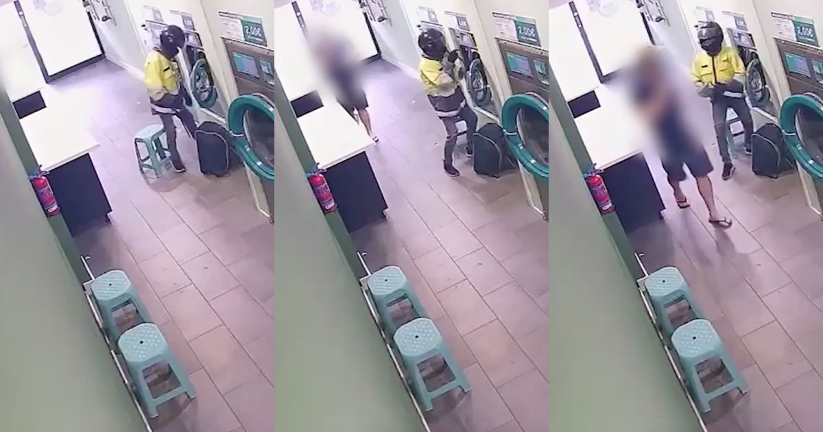 Man in helmet robs laundry in Porto with crowbar and threatens customer