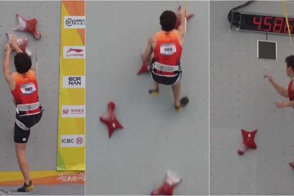 16-year-old makes history with incredible climbing world record