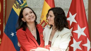 Corina Machado promises not to get involved in Spanish politics, but calls for "impeccable elections"