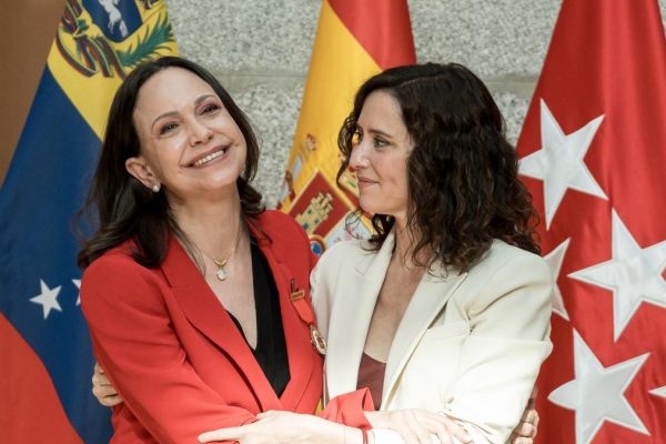 Corina Machado promises not to get involved in Spanish politics, but calls for "impeccable elections"