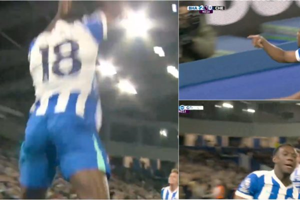 Scores the third against Chelsea and invites the public to celebrate Cristiano Ronaldo's iconic celebration with him