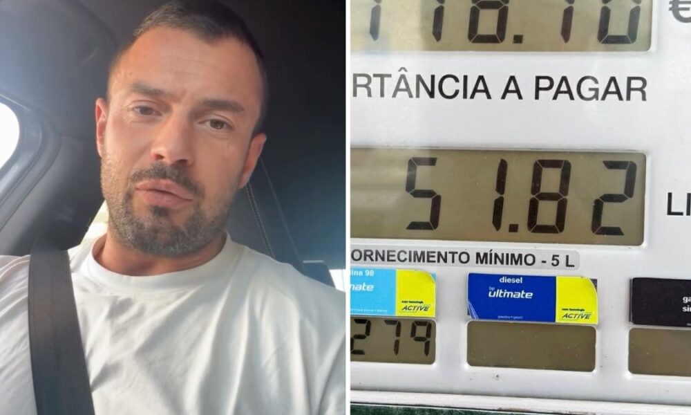 Marco Costa shows the amount to be paid at the gas station and 'shoots': “I was robbed and I still asked for a bill…”