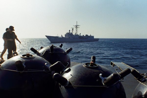 The minefield of the Straits of Hormuz