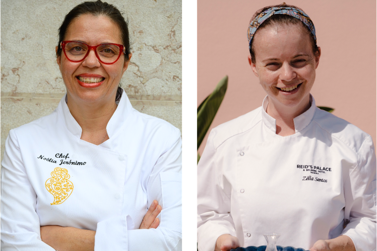 Noélia Jerónimo and Zélia Santos together at an exclusive four-way dinner in Madeira