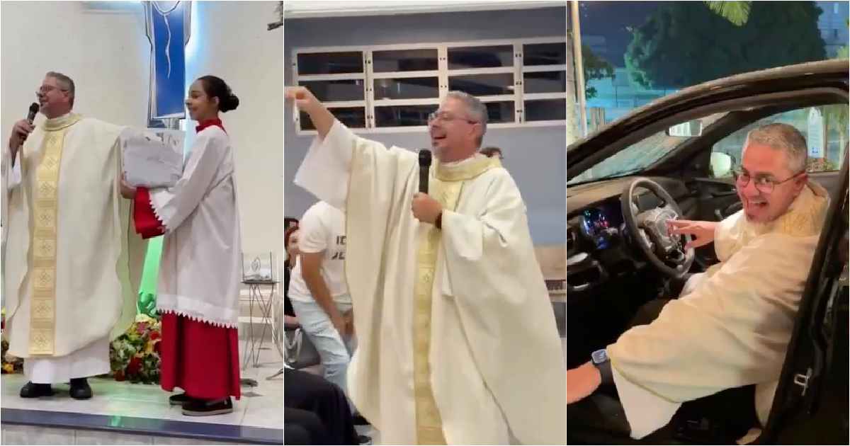 Car raffle in parish ends with unexpected victory for... priest