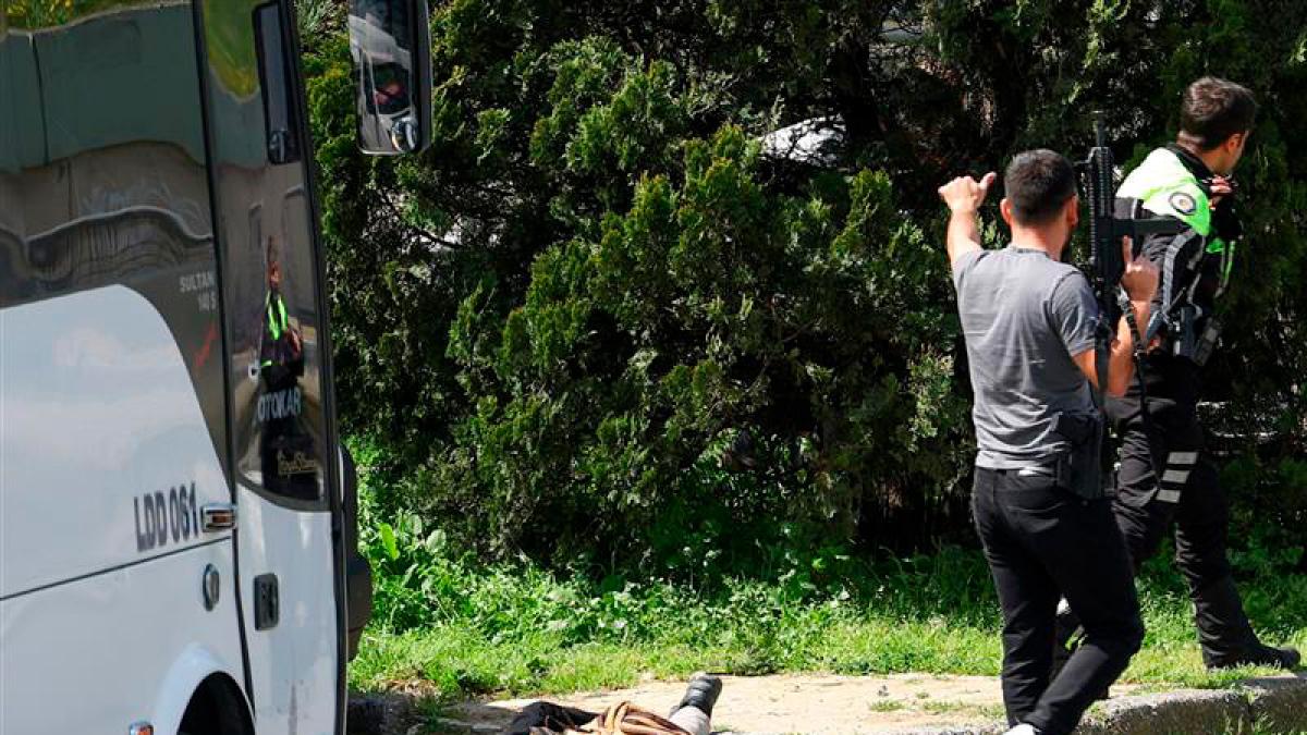 One attacker killed and two wounded in a shooting outside the Israeli consulate in Istanbul