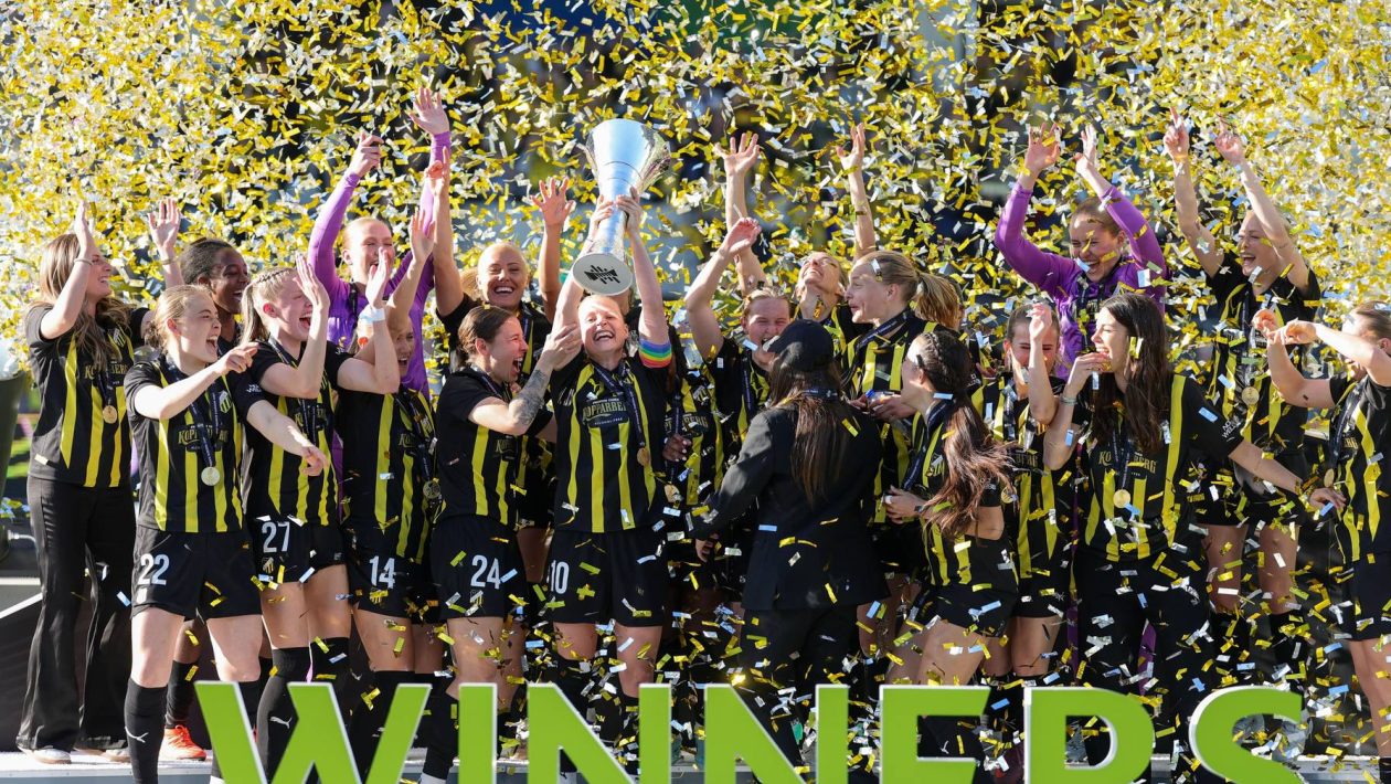 In the Swedish final, Hacken beats Hammerby to win the 1st edition of the women's European Cup