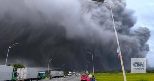Mayon volcano activity in the Philippines forces the removal of 300 families