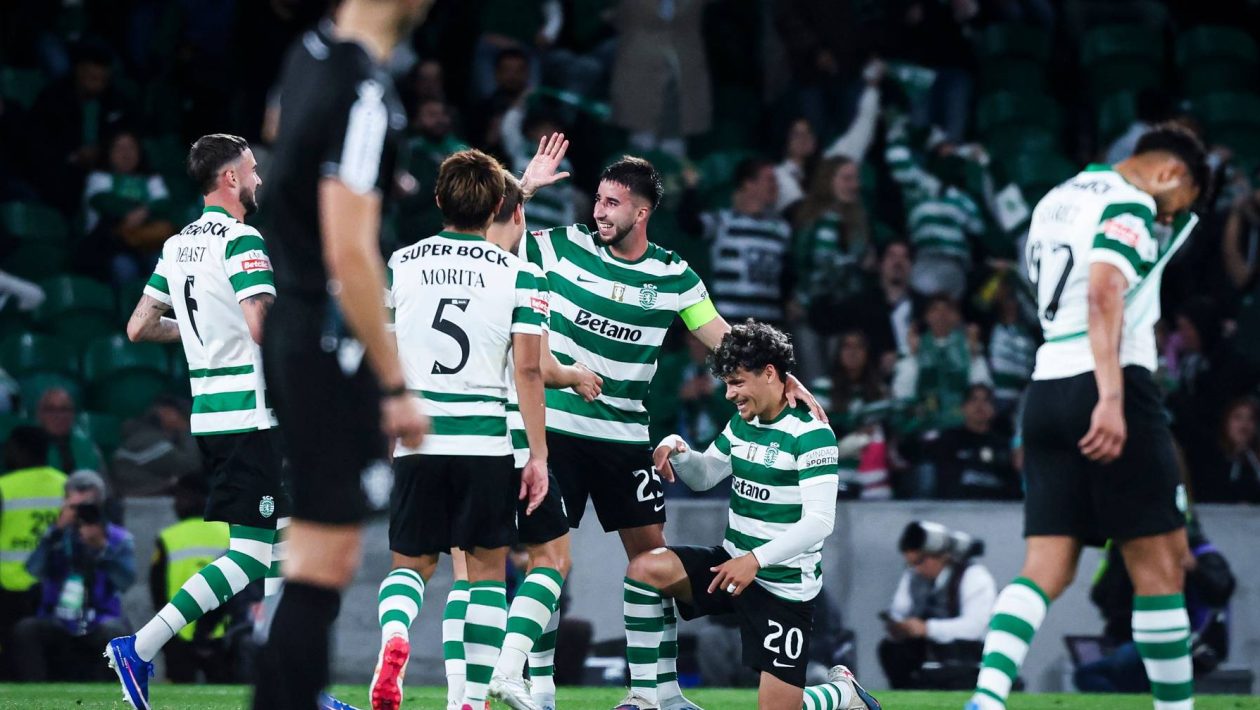 Fight for second place: Sporting equals Benfica by beating Vitória SC in Alvalade