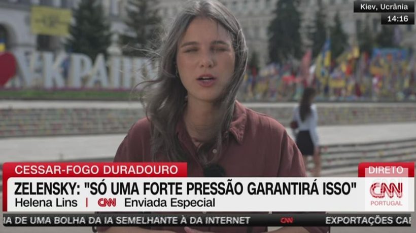 "This morning sirens were heard here in the center of Kiev", despite the ceasefire with Russia