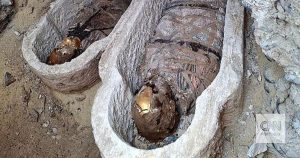 It is the first discovery of its kind: Egyptian mummy unearthed with literary text in the abdomen