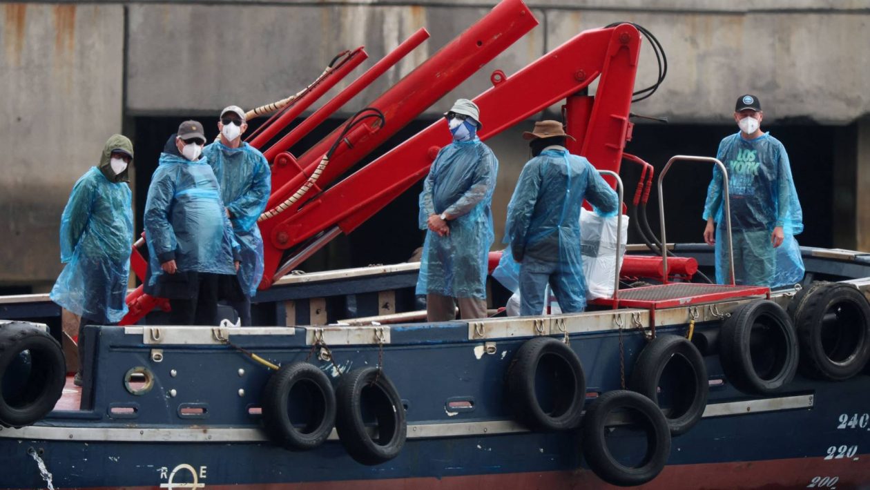 Historic operation mobilizes 400 operators to receive ship with hantavirus outbreak