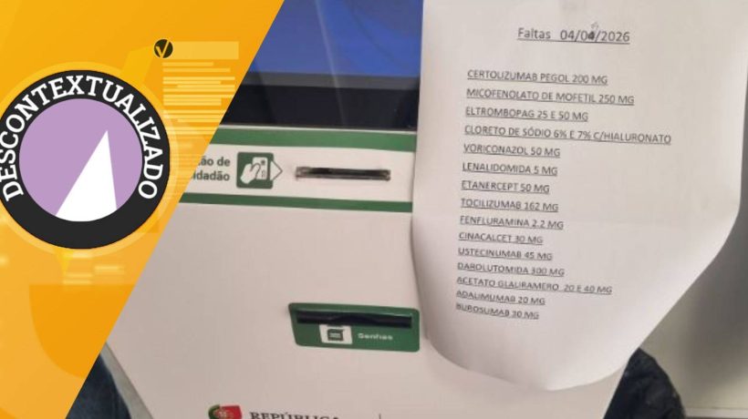 Notice of lack of medicines at the São José ULS reveals “never seen” status of the SUS?