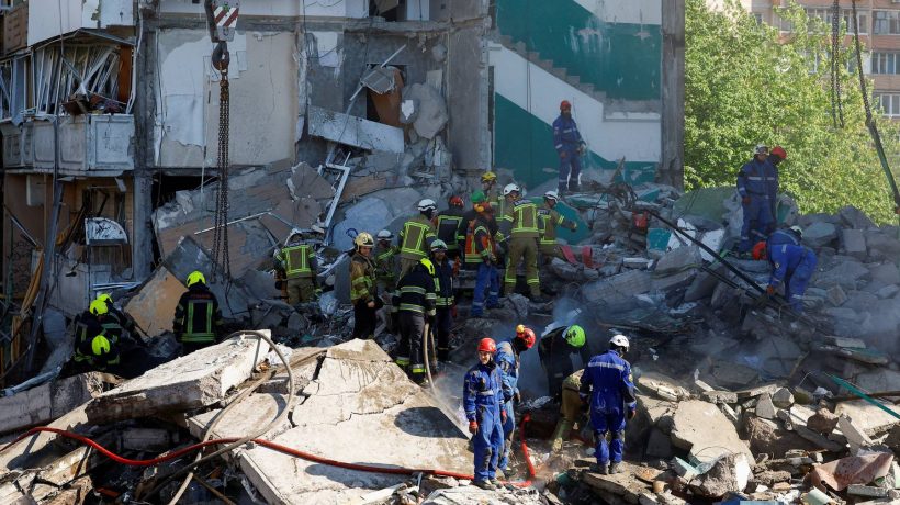At least eight dead in one of Russia's biggest attacks on Ukraine