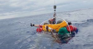 Pentagon releases images of dramatic rescue after plane crash in the Atlantic