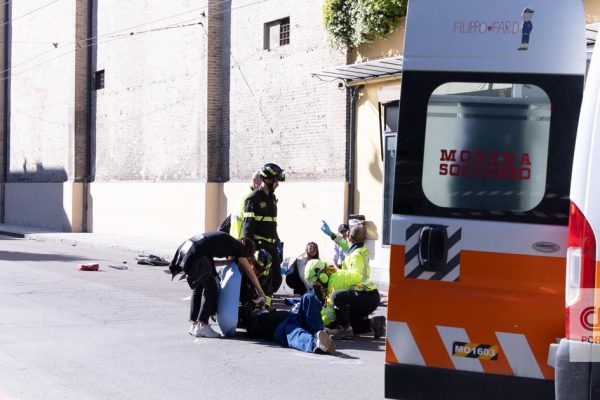 "He smashed her against the window." Man runs over crowd and injures seven before being stopped by four civilians