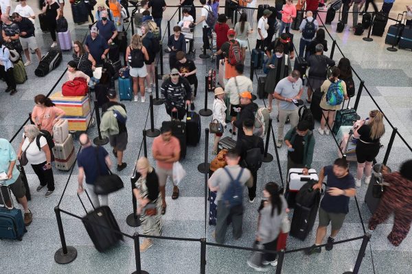 How does the Entry/Exit System that is causing queues at airports work and what data does it collect?
